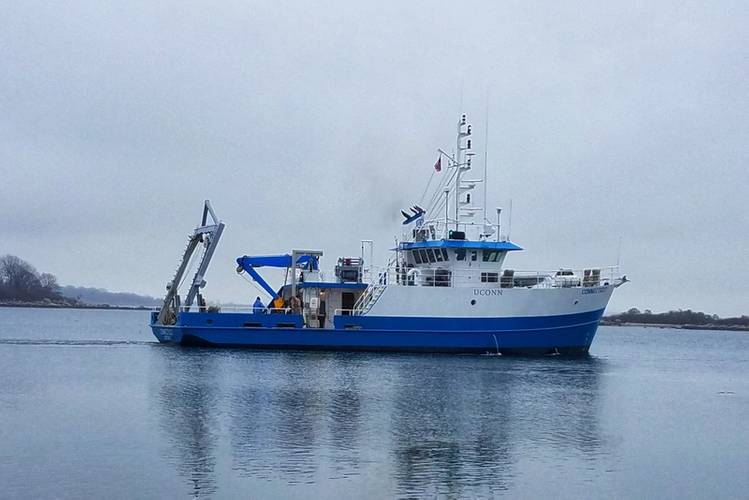 The newly lengthened R/V Connecticut is now underway with a full slate of missions through midyear (Photo: Glosten)
