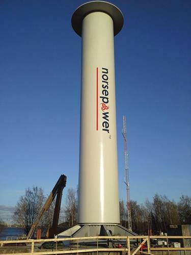The Norsepower R&D site in Naantali, Finland