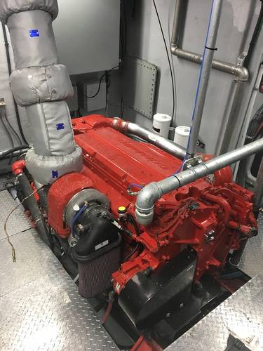 The recently introduced marine version of the Cummins X15 will offer variable speed and fixed speed ratings between 450 horsepower (336 kW) and 600 horsepower (447 kW), while meeting U.S. Environmental Protection Agency (EPA) Tier 3 and International Maritime Organization (IMO) Tier II emissions standards. Image: Cummins