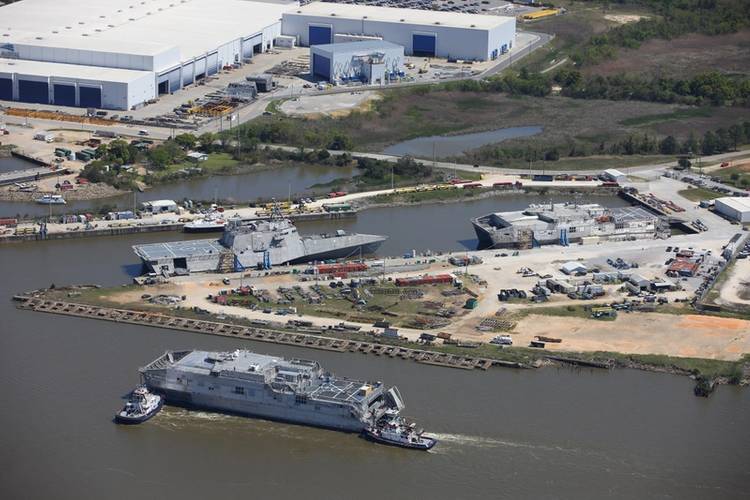 The USNS Cody, which was christened last month, is the Navy’s first Expeditionary Fast Transport (EPF) Flight II vessel. Image courtesy Austal