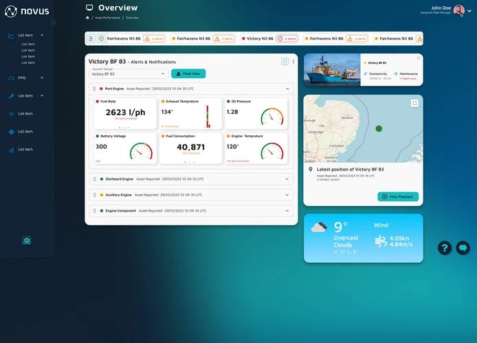 Today the consolidation of all that AST offers is being rolled up and rolled out to the maritime industry with a single softwarepackage known as the Integrated Remote Asset Management System, or more simply, IRAMS. Image courtesy AST