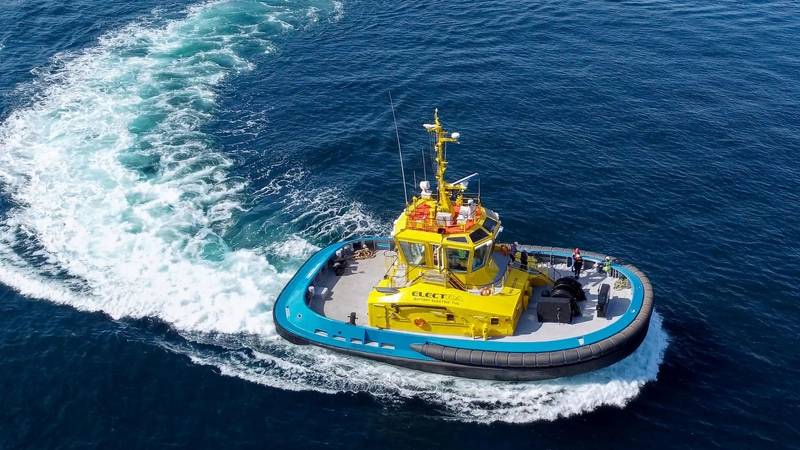 SAAM Towage and Caterpillar Marine have signed a MoU to implement alternative power solutions including electrification and alternative fuels in the tug fleet.
Image courtesy Caterpillar
