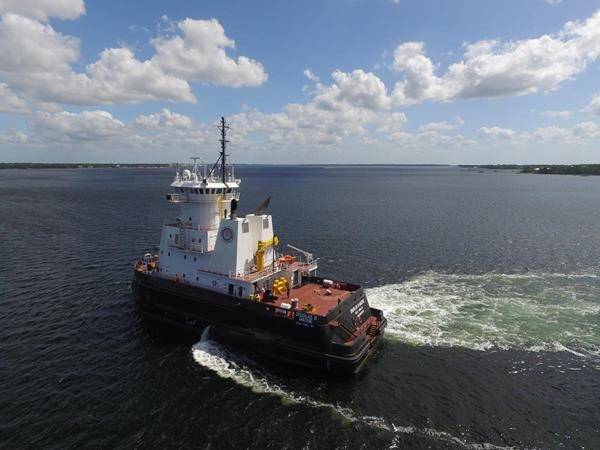 Tug Douglas B. Mackie started sea trials on October 5th.  (Photo: Great Lakes Dredge & Dock Corp)