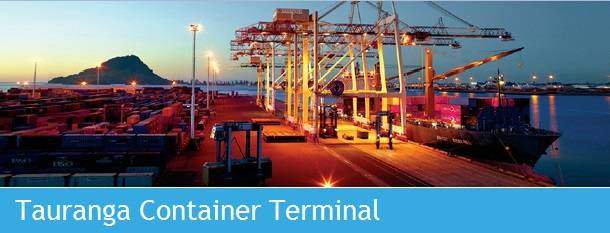 Tauranga Container Terminal (Photo courtesy of Port of Tauranga)