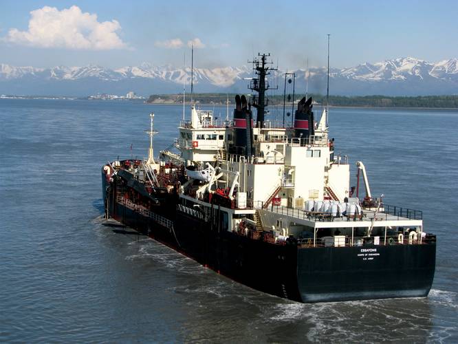USACE Dredge Essayons which travelled north to the Corps’ Alaska District, to dredge the Cook Inlet Navigation Channel.