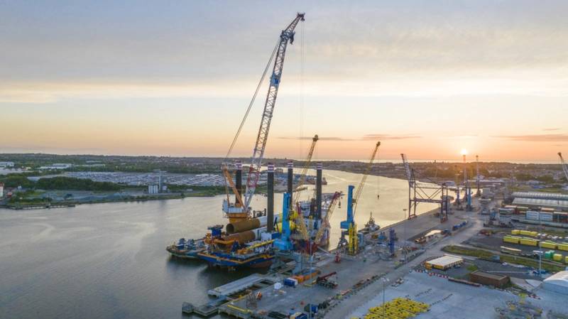 Van Oord's Aeolus vessel (Credit: Port of Tyne)