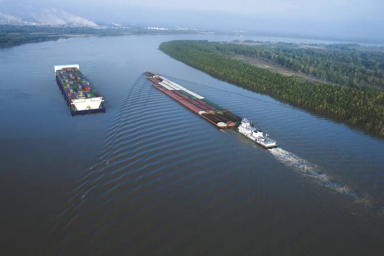 APH vessels are being designed in lengths of 592, 772, and 952 feet. The Vessels will carry from 1824 to 2960 TEUs and will travel north and south at twice the speed of barge lines or about 12-14 knots.