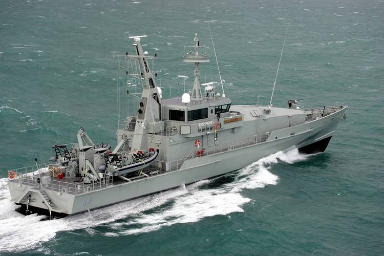 RAN OPV with Vestdavit davits 