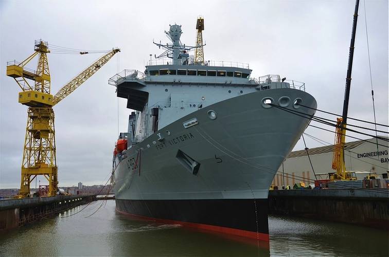 RFA Fort Victoria in Cammell Laird (Photo: Cammell Laird)