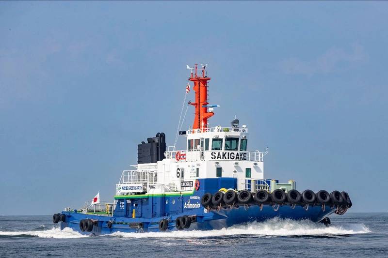The ammonia-fueled tugboat