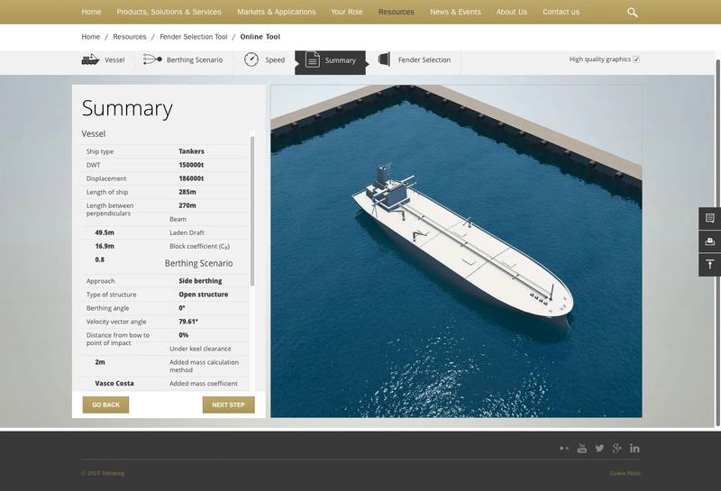 TMS Berthing Tool (Photo: Trelleborg)
