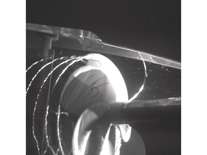 Figure 1: Cavitation pattern on the