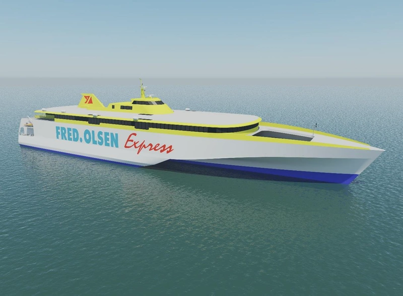 Two 117m high-speed vehicle passenger
