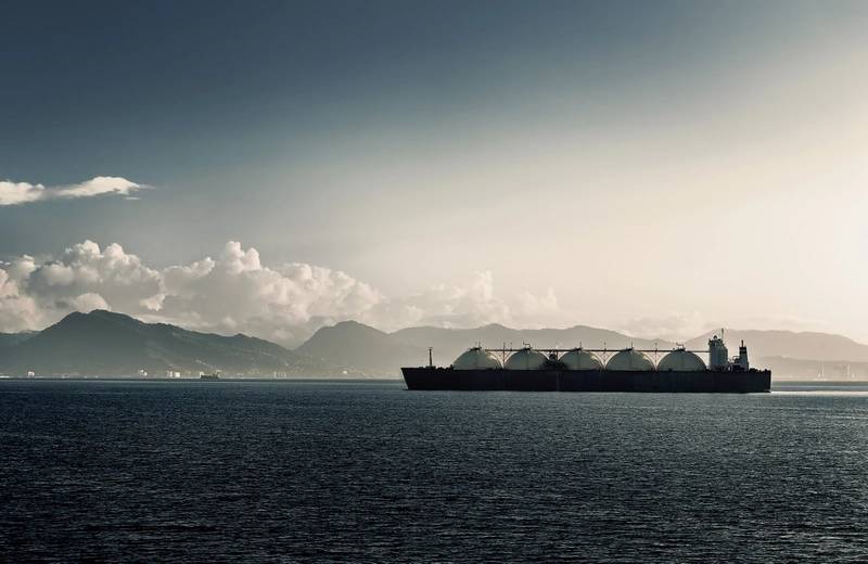 Illustration only - An LNG Tanker -
