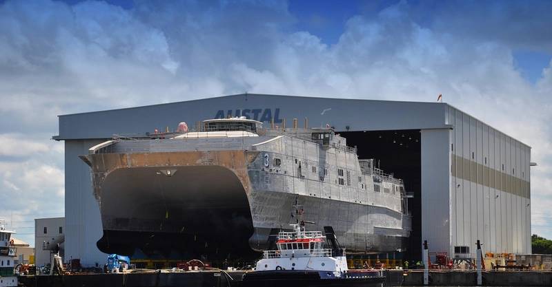 USNS Millinocket at the Austal USA