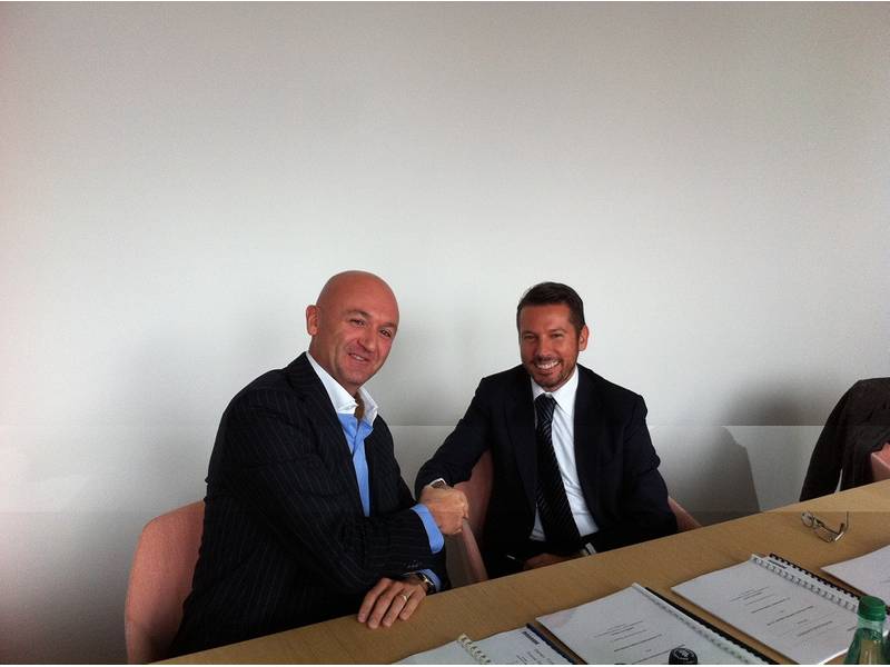 Olivier Utz, CFO Promar, with Andrea