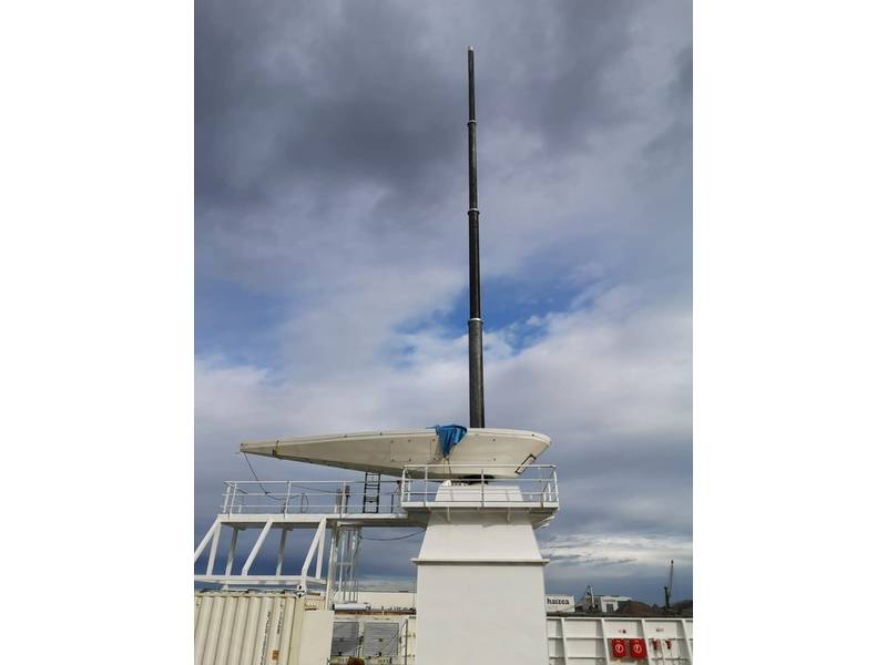 The prototype of the sail that will be