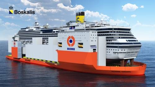 Sketch Dockwise carrying Costa
