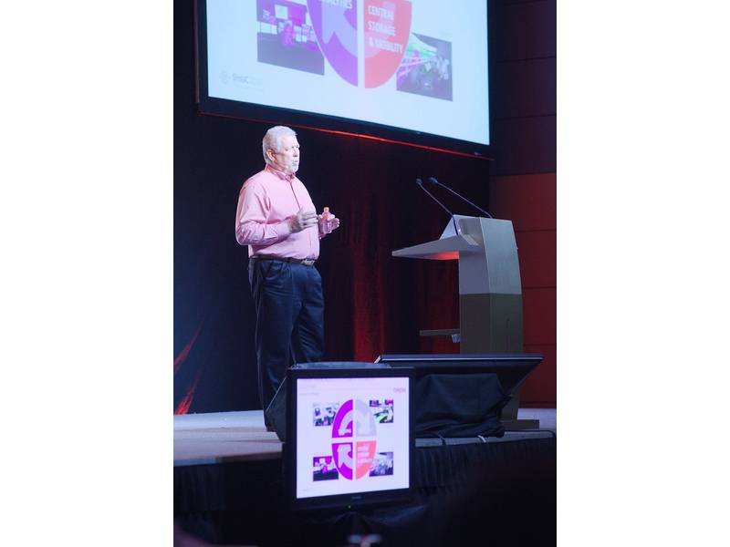Transas CEO Frank Coles opened the