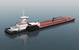 A rendering of the tug as it will look coupled to its barge. (Image: ITB)