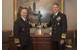Adm. Phil Davidson, commander of U.S. Indo-Pacific Command, right, and Adm. Kurt W. Tidd, commander of U.S. Southern Command, pose with the Old Salt Award during a ceremony at the Pentagon. Davidson received the Old Salt award which is sponsored by the Surface Navy Association (SNA) and is given to the longest serving active-duty officer who is surface warfare officer (SWO) qualified. (U.S. Navy photo by Mass Communication Specialist 2nd Class Paul L. Archer/Released)