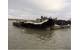 Barge collison damage: Photo courtesy of USCG