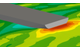 Wave behind transom is small for the developed hull form without any diverging waves (Image courtesy of Foreship)