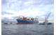 The new ship, with a capacity of 3,500 TEU, was rechristened by Hapag-Lloyd and takes its new name from the Chilean port city of Antofagasta. (Photo: Hapag-Lloyd)