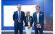 Claudio Cisilino, Ambasciatrice Emilia Gatto &amp; Marco Marinucci. Image courtesy Fincantieri