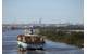 Containership MSC Kleven sails up river to the Port of Savannah after the Savannah River reopened following Hurricane Matthew in Savannah, Ga., Wednesday, Oct.12, 2016. Nine vessels worked at the Garden City Terminal on Wednesday. (Photo: Georgia Ports Authority/Stephen B. Morton)