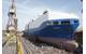 The Crowley-managed PCTC in ASRY's large 500,000 dwt graving dock in early February.