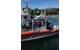 A damaged 29-foot response boat small from Maritime Safety and Security Team Cape Cod located on Air Station Cape Cod on Wednesday, Sept. 5, 2018. (U.S. Coast Guard photo)