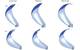Figure 7: CFD cavitation on reference propeller and high & low tip-load variants (Image: MAN Diesel & Turbo)