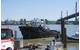 The tug floats off the launch cradle and finds her waterline (Photo courtesy of Haig-Brown/Cummins)