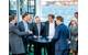 Frank de Lange, Damen Sales Director N/W/S Europe; Remko Hottentot, Regional Sales Manager Norway; Christian Strøm, Manager Institutional Relations; Frederic Hauge; Arnout Damen; Bjørg Tysdal Moe; Sigurd Enge, Advisor Shipping and Marine (Photo: Damen)