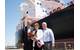From left to right: Don Templin, Carrie Templin and Tom Crowley, in front of the LNG-ready Jones Act product tanker Louisiana (Photo: Crowley)