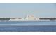 The guided-missile destroyer Pre-Commissioning Unit (PCU) Zumwalt (DDG 1000) departs from Naval Station Newport, R.I. following its maiden voyage from Bath Iron Works Shipyard in Bath, Maine. (U.S. Navy photo by Haley Nace)