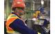 Halifax Shipyard worker cuts components for the first AOPS ship using state-of-the-art plasma cutter (CNW Group/J.D. Irving, Limited)