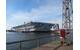 HMS Queen Elizabeth floating