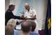 Adm. Sam Locklear accepts the "Old Salt" award from Surface Navy Association President, Vice Ad. Barry McCullough, USN, Ret., during a ceremony at the Pentagon in Washington, D.C. Locklear was the 18th recipient of the "Old Salt" award, presented to the longest serving surface warfare officer on continuous active duty. (US Navy photo by Tyrell K. Morris)