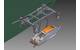 Multipurpose Davit for PGS Ramform in open position
