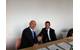 Olivier Utz, CFO Promar, with Andrea Trevisan, Damen Regional Sales Manager