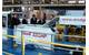 Left to Right: Ellicott CFO Joe Wendel, Exec. Assistant Myrna LaBarre, Rohr-Idreco Managing Director Heiko Osterchrist, Treasury Secretary Jack Lew, Senator Ben Cardin, and Ellicott GM Craig Murdock on an Ellicott 370 dredge (Photo courtesy of Ellicott Dredges)