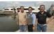 left to right: Sakchai Rujiphapra, Director, Mahachai Dockyard; Sathit Suwanprasert, Senior Engineer, Marketing Dept., Cummins DKSH (Thailand) and Ku Wee Ming, Manager, Regional Marketing, Cummins Asia Pacific with the newly launched Wonderful Pearl currently being fitted out alongside at the shipyard. (Haig-Brown photo courtesy of Cummins Marine)