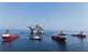 Scarborough FPU floatover operation (Credit Woodside Energy)