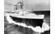 SS United States on her sea trials, June 10, 1952. Here she reached her highest recorded speed ever, 38.32 knots (44.1 mph). This is the greatest speed ever achieved by an ocean liner before or since. Photo courtesy of Charles Anderson and the SS United States Conservancy.
