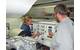 System Check - Manuel Canadas, an HEM engineer, carries out system checks on a superyacht (Photo: Solent Refit)