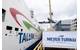 Tallink LNG Shuttle Megastar Naming - the ship's side (Photo: Meyer Turku)