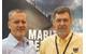 T.E. “Dra” Wiersema (right), Product Manager, Caterpillar Marine, spoke to Greg Trauthwein (left) for Maritime Reporter TV in New Orleans regarding Caterpillar new Multi-Engine Optimizer (MEO). (Photo: Eric Haun)