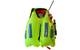The inflated K2 275N twin chamber lifejacket with AQ40L light and Kannad R10 SRS.